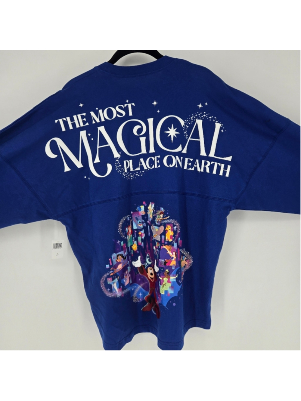Disney Parks Fantasia Sorcerer Mickey Spirit Jersey Small NWT WDW Blue